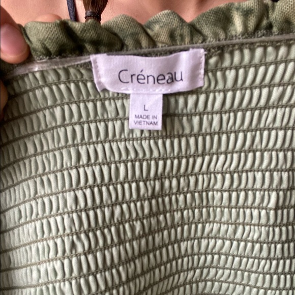 Fairycore Flowy Green Top - Picture 3 of 4